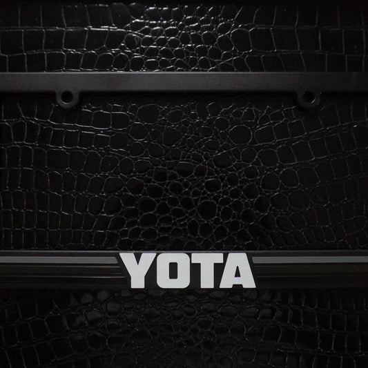 YOTA TRD style Retro Stripes License Plate Frame for Toyota
