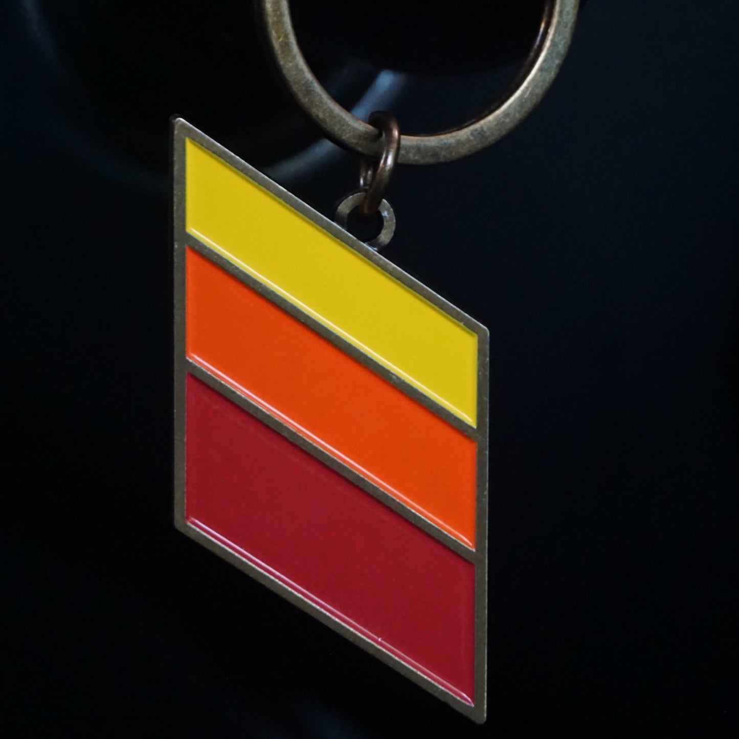TRD Stripes Metal Keychain Emblems for Toyota