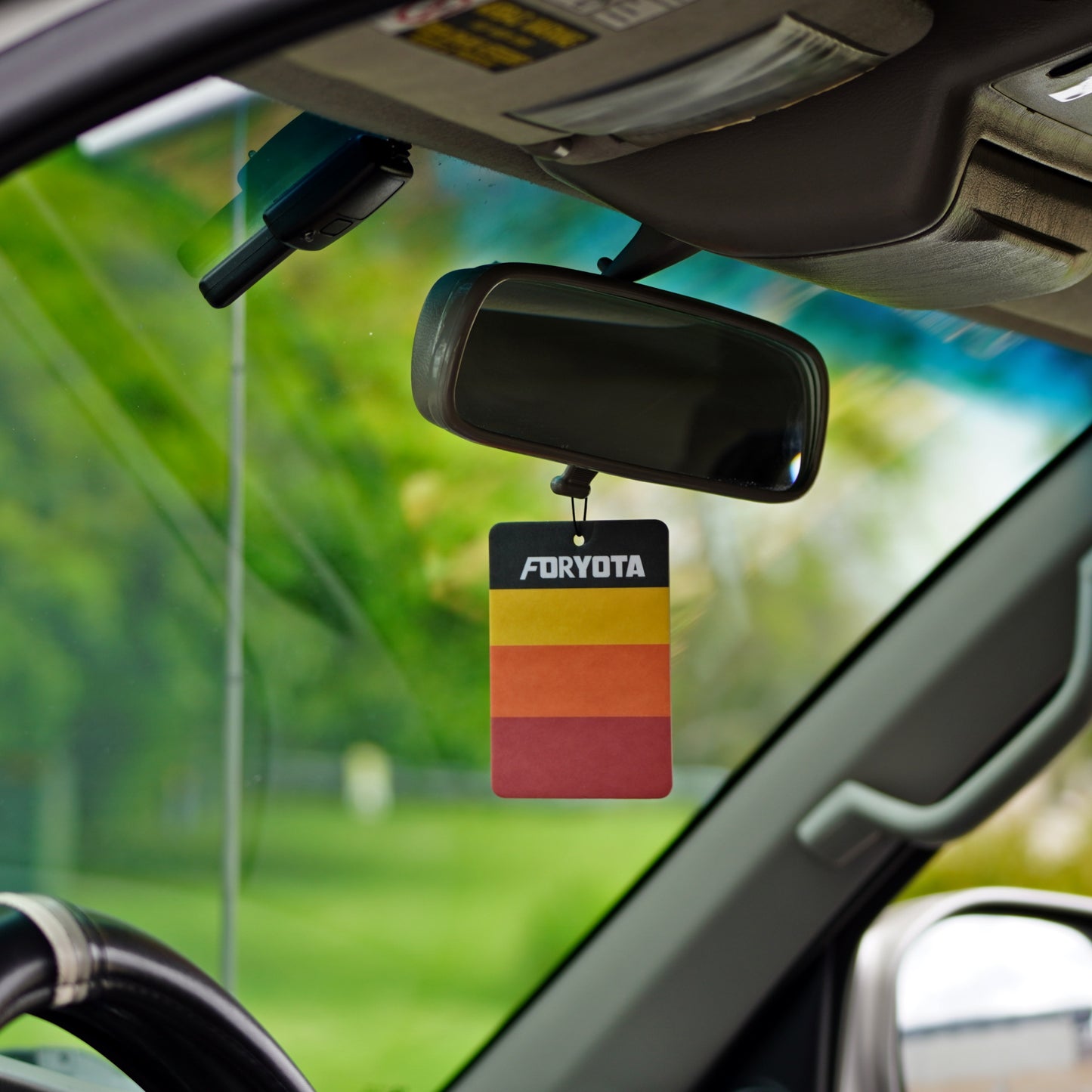FORYOTA air freshener hanging from car mirror