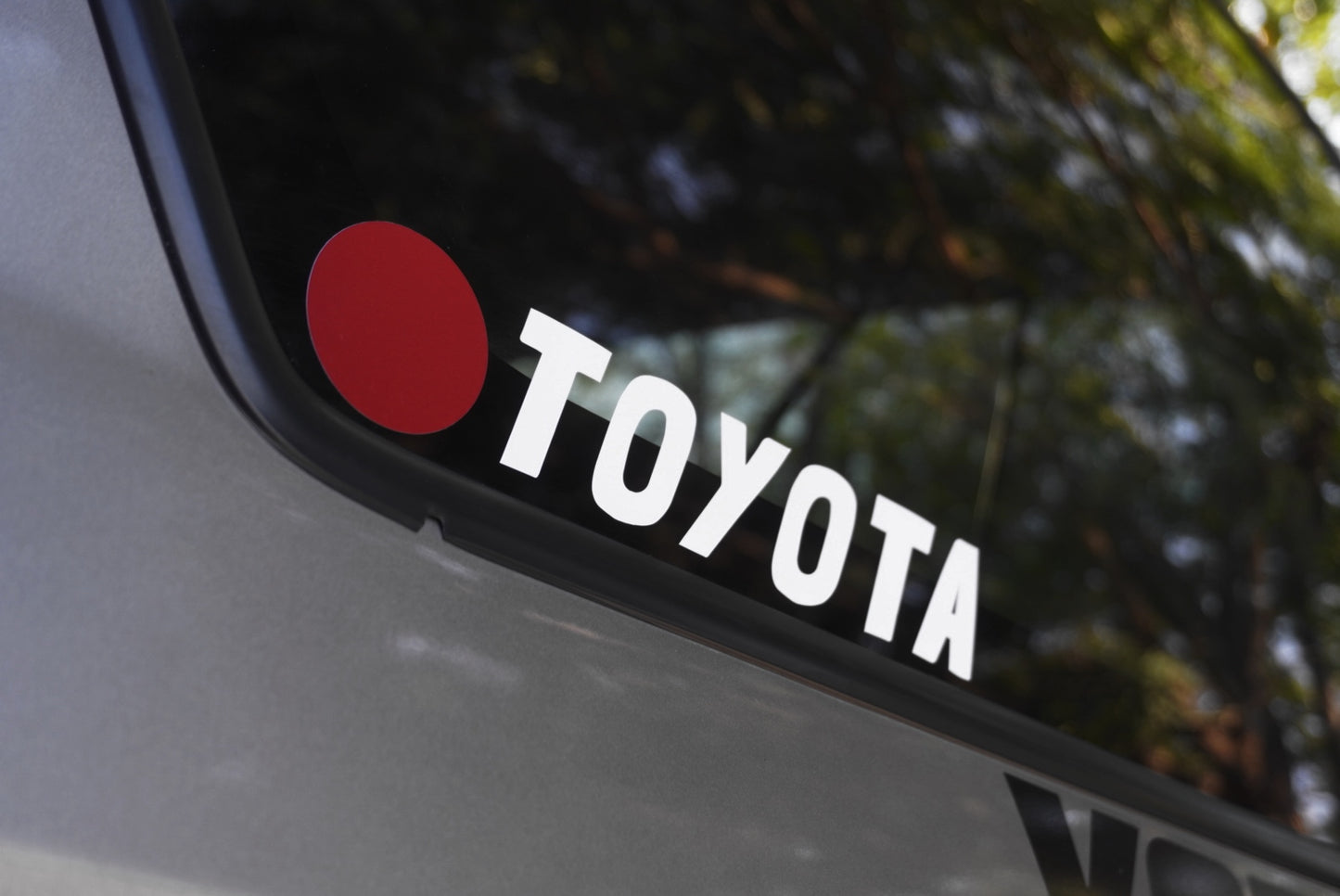 Japan flag red sun sticker decal window for toyota