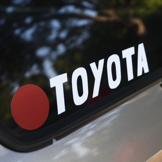 red sun japan sticker for toyota