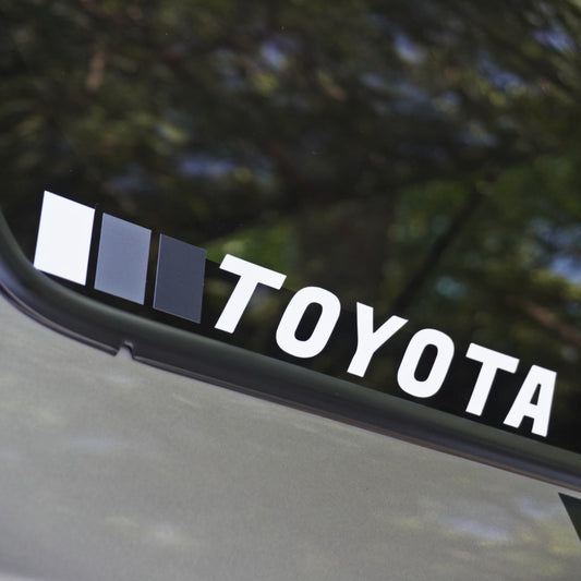 grey retro trd sticker