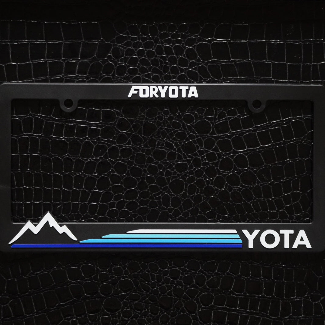 FORYOTA YOTA Mountain Heritage Stripes License Plate Frame