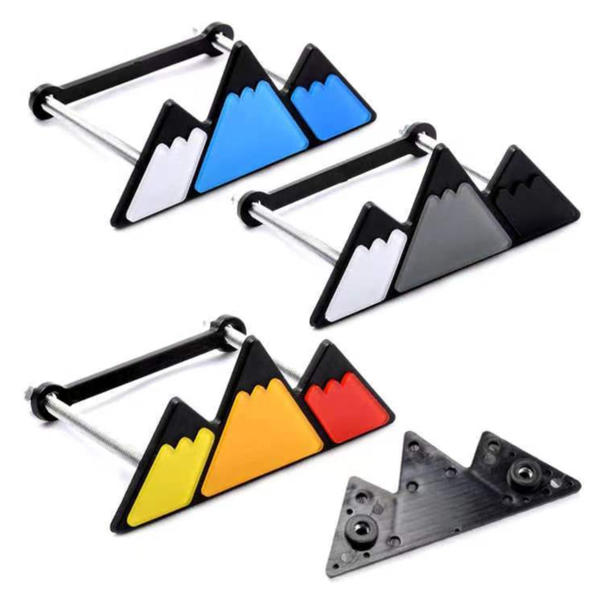 Tri-Color Mountain Grille Badge