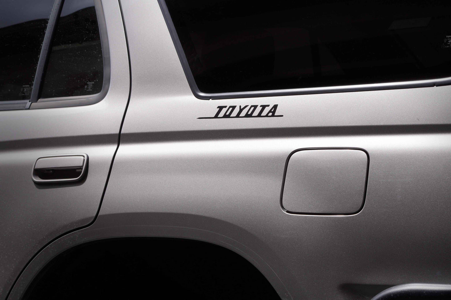Retro Font Toyota Vinyl Decal Sticker