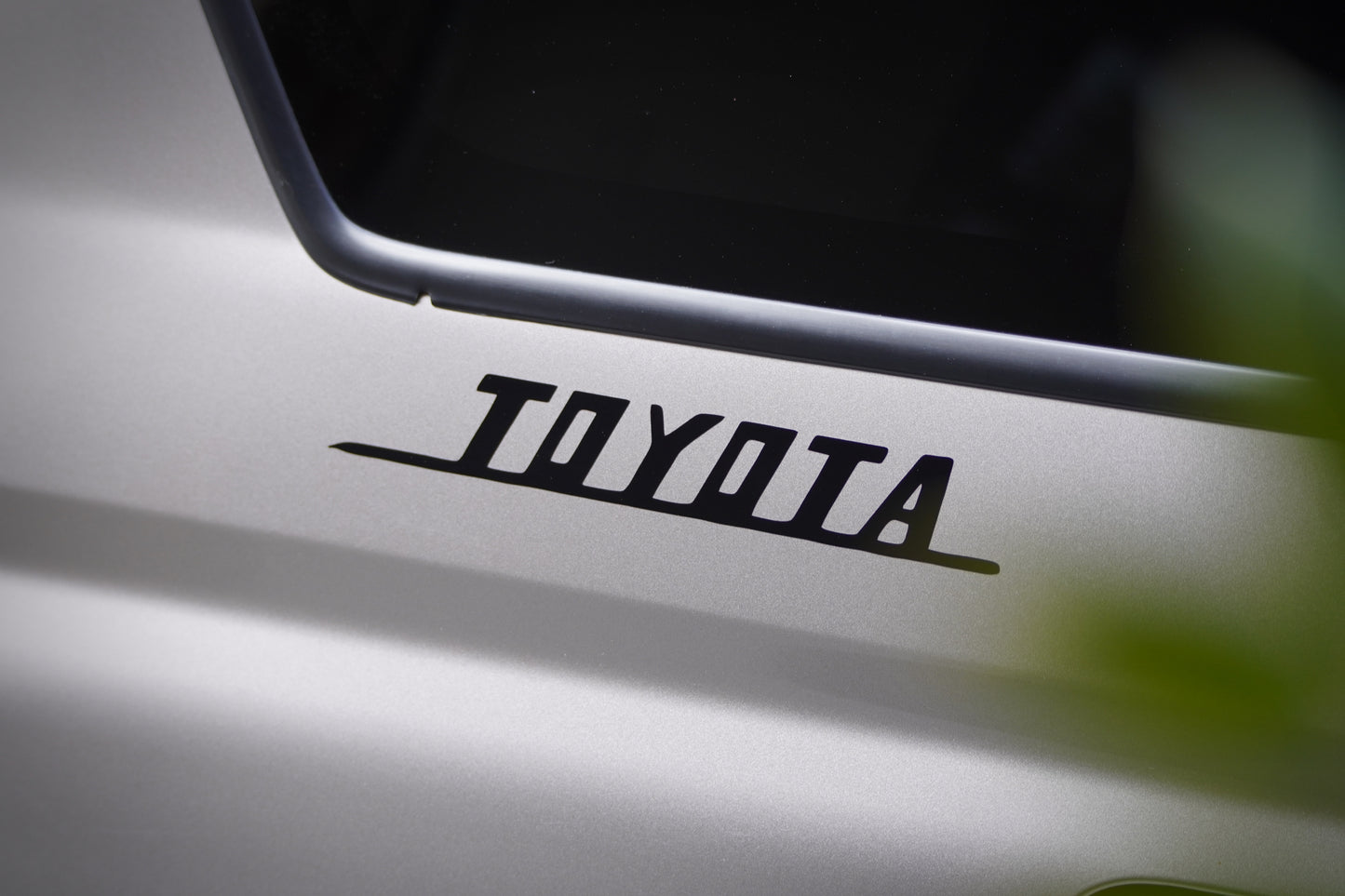 Retro Font Toyota Vinyl Decal Sticker