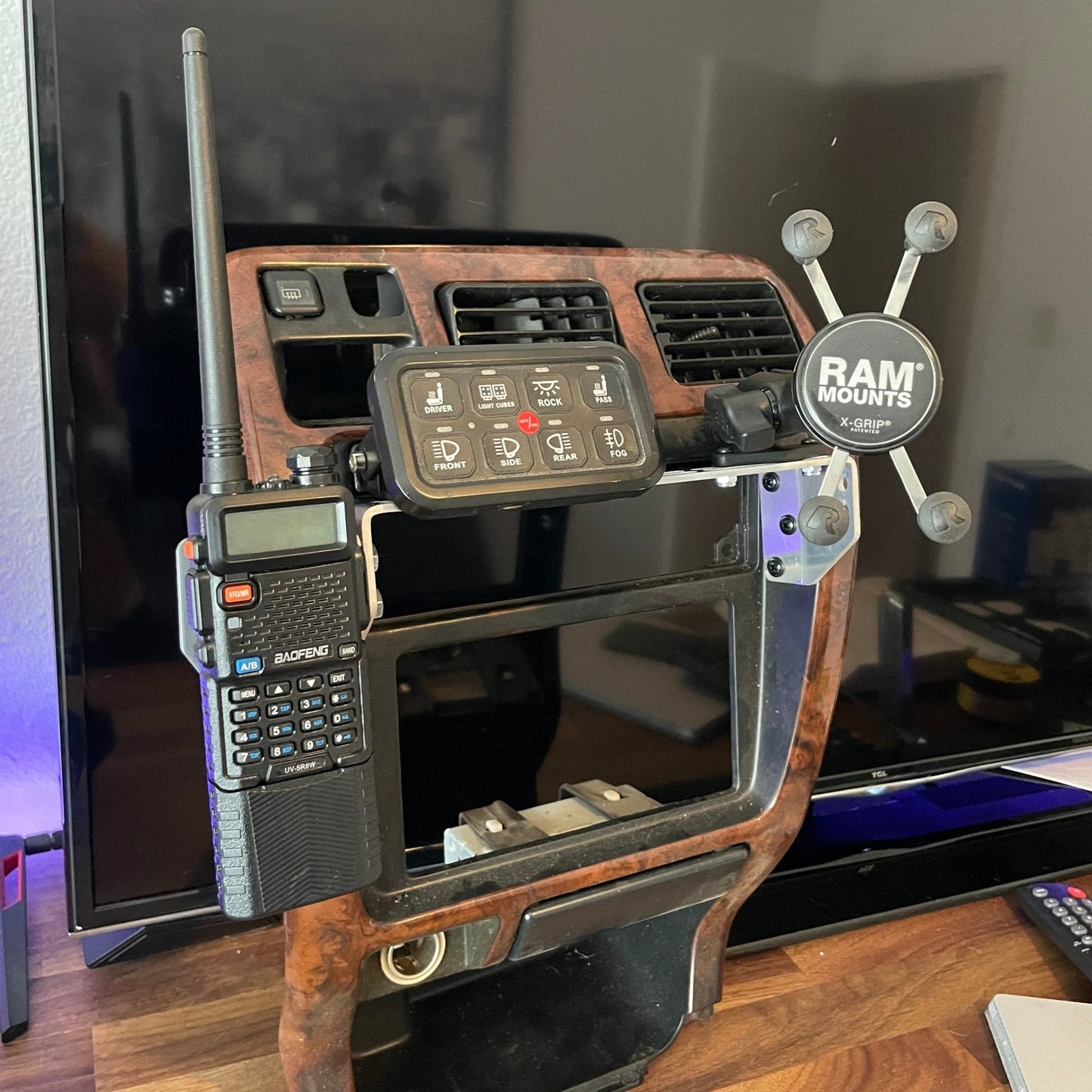 TEQ Offroad 1st Gen Tacoma Phone Mount | Modular Accessory Mount (MAM) | (1998-2004)