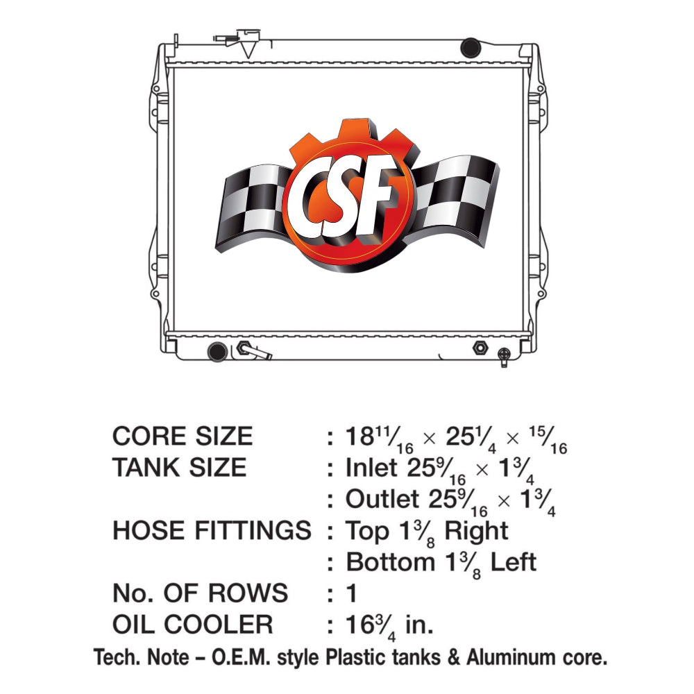 Opt Offroad High Clearance Radiator Conversion (HCR) - 3.4L V6