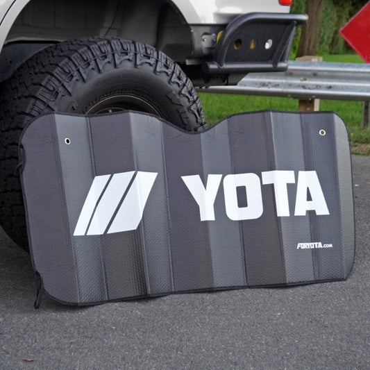 Retro Stripes Windshield Sunshade, YOTA