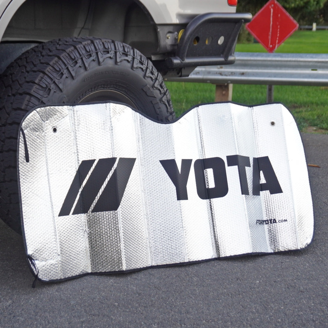 Retro Stripes Windshield Sunshade, YOTA