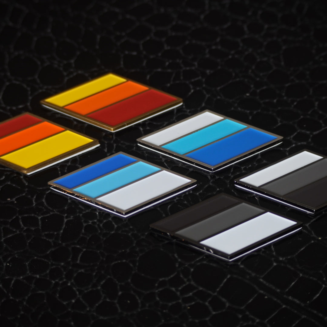 trd stripes emblem badges with 3m adhesive