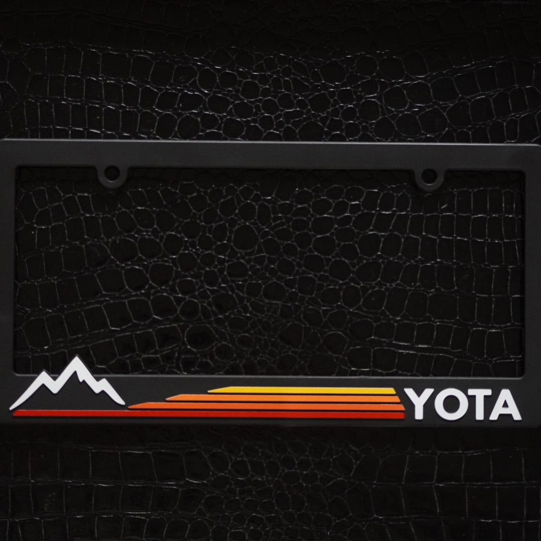 YOTA Mountain Heritage Stripes License Plate Frame