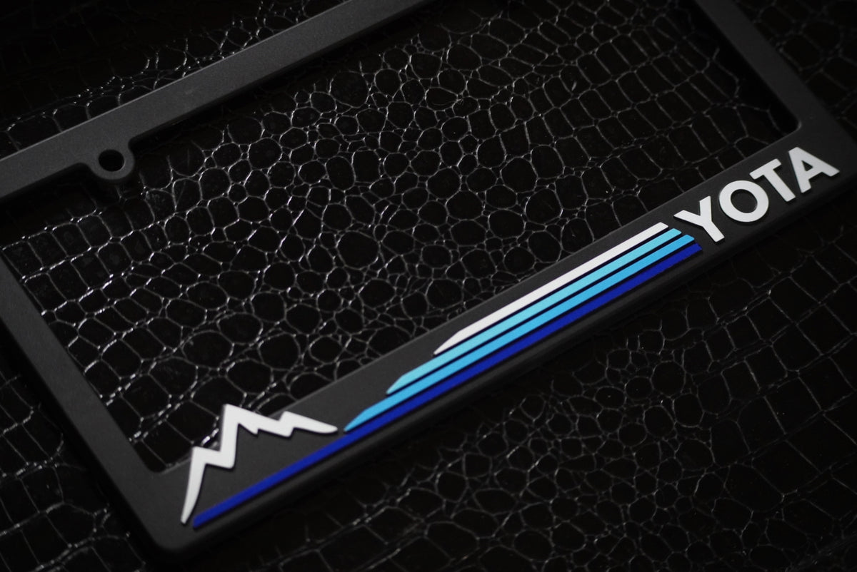 YOTA Mountain Heritage Stripes License Plate Frame
