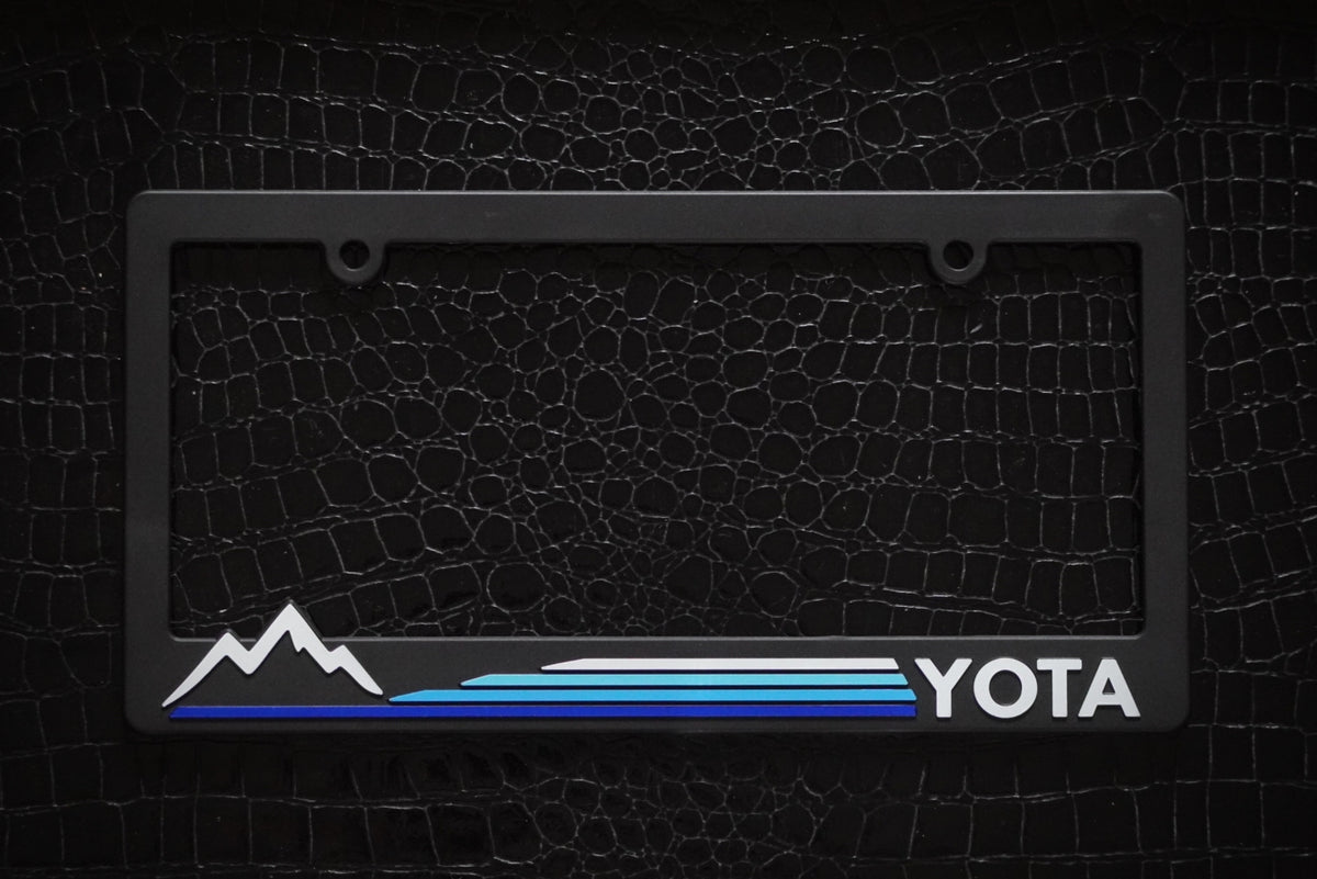 YOTA Mountain Heritage Stripes License Plate Frame