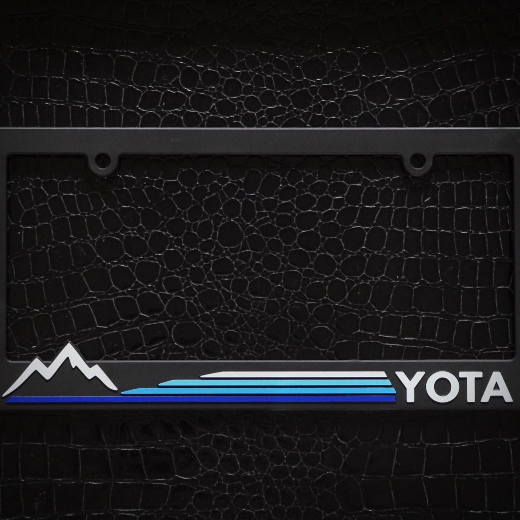 YOTA Mountain Heritage Stripes License Plate Frame