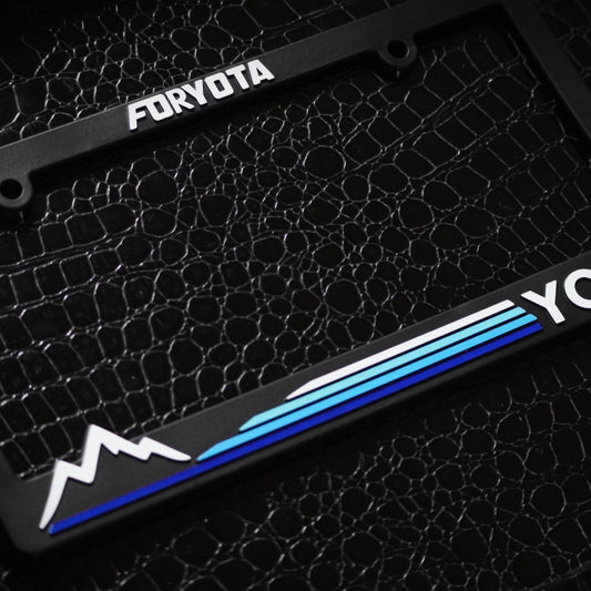 FORYOTA YOTA Mountain Heritage Stripes License Plate Frame