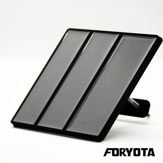 New Gen TRD-Style Retro Stripes Grille Badge for Toyota