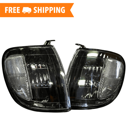 2000-2004 Tundra Access Cab/Single Cab Black Corner Lights